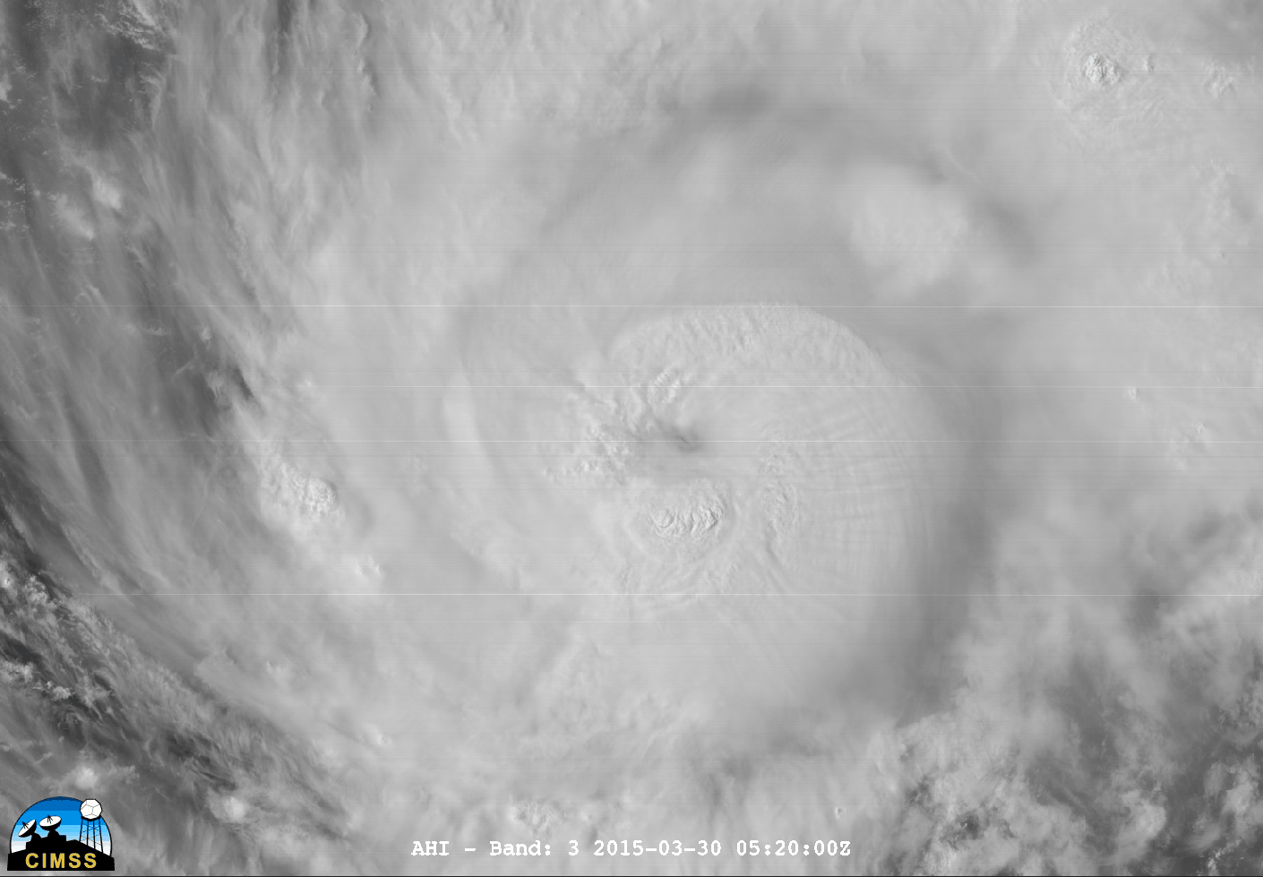 Himawari-8 AHI 0.64 µm visible channel images (click to play animation) 