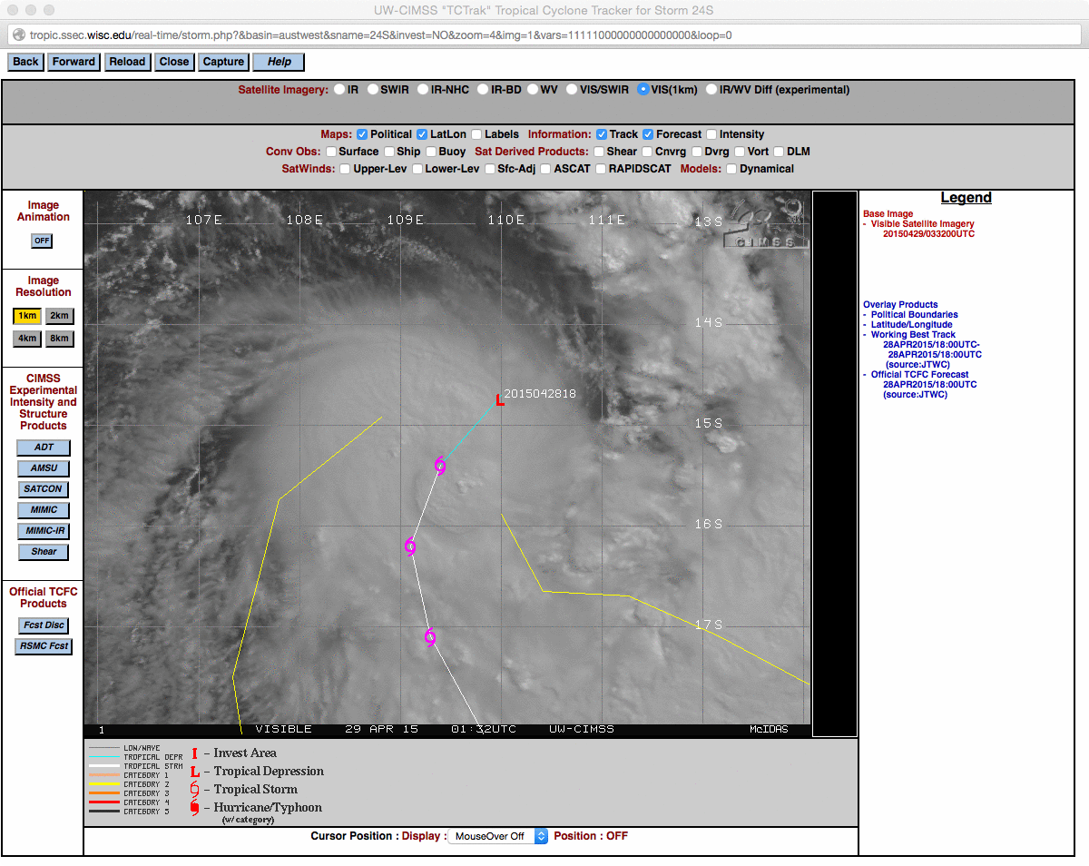 MTSAT-2 visible image with ASCAT surface scatterometer winds