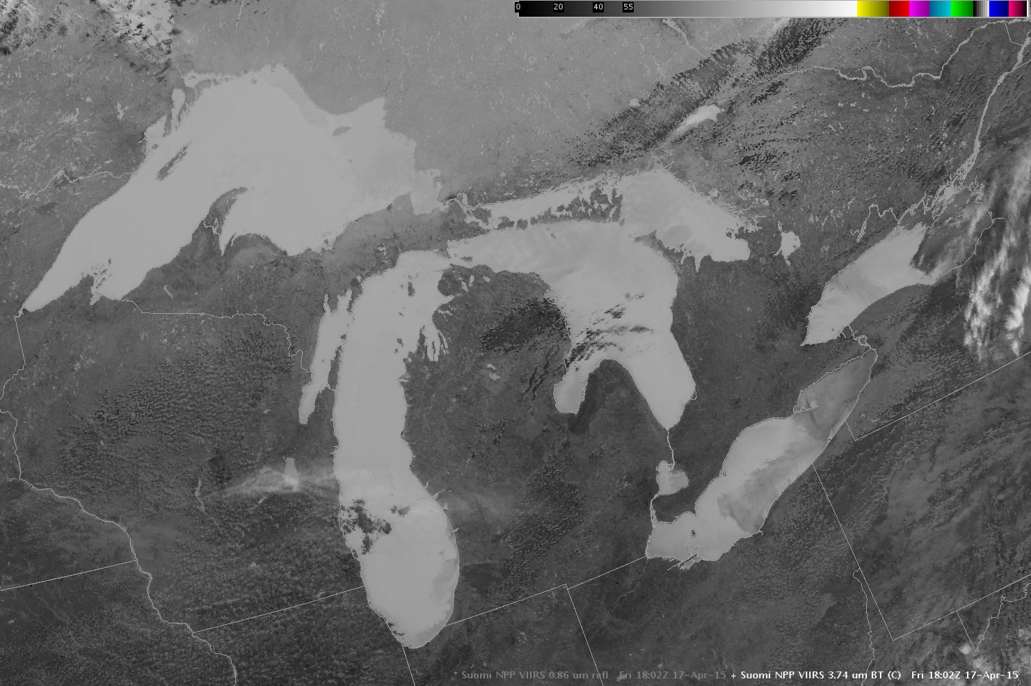 Suomi-NPP Infrared Imagery (3.74 µm),  (click to enlarge)