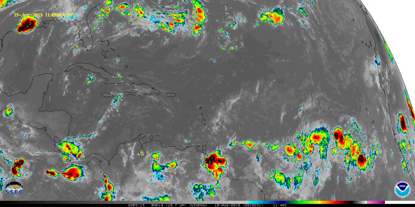 GOES-13 10.7 µm IR images [click to play animated GIF]