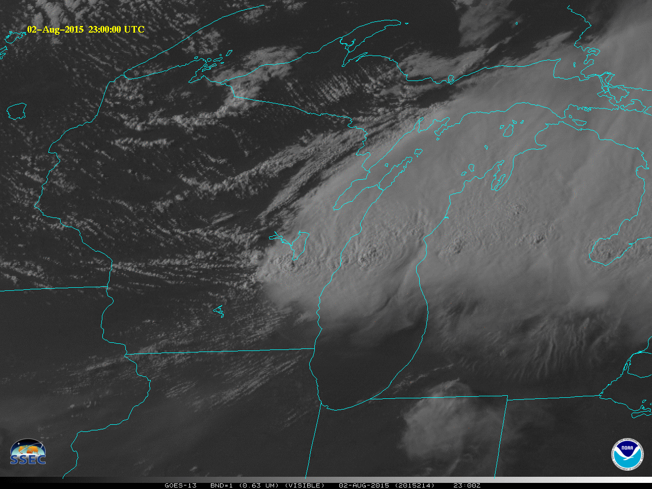 GOES-13 Visible (0.63µm) imagery [click to play animation]