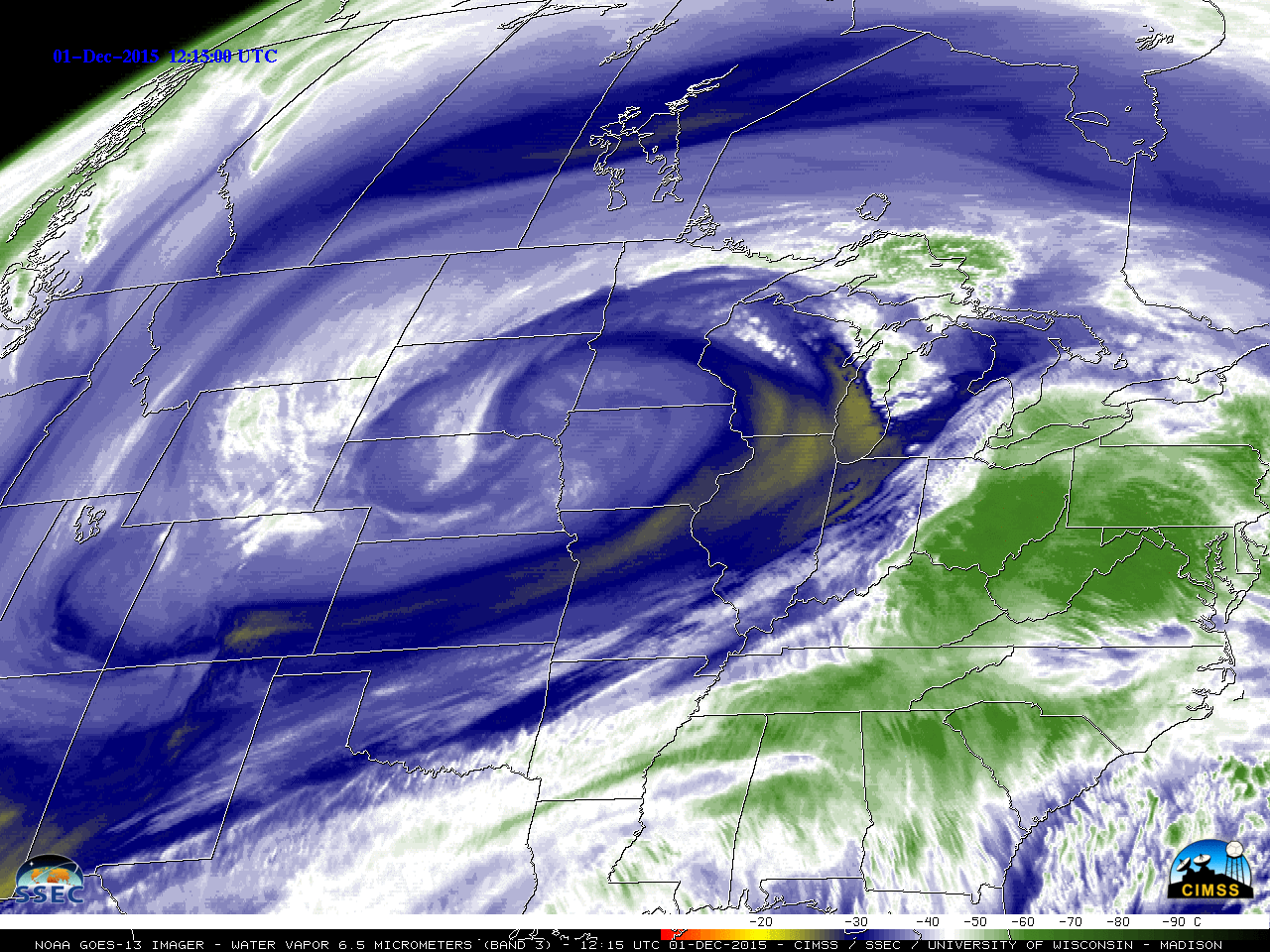 GOES-13 Water Vapor (6.5 µm) images [click to play MP4 animation]