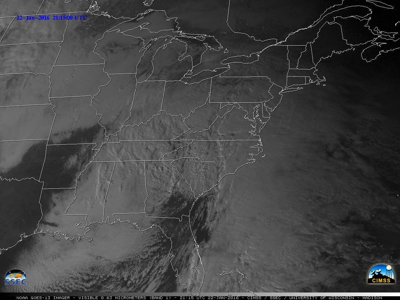 GOES-13 Visible (0.63 µm) images [click to play animation]