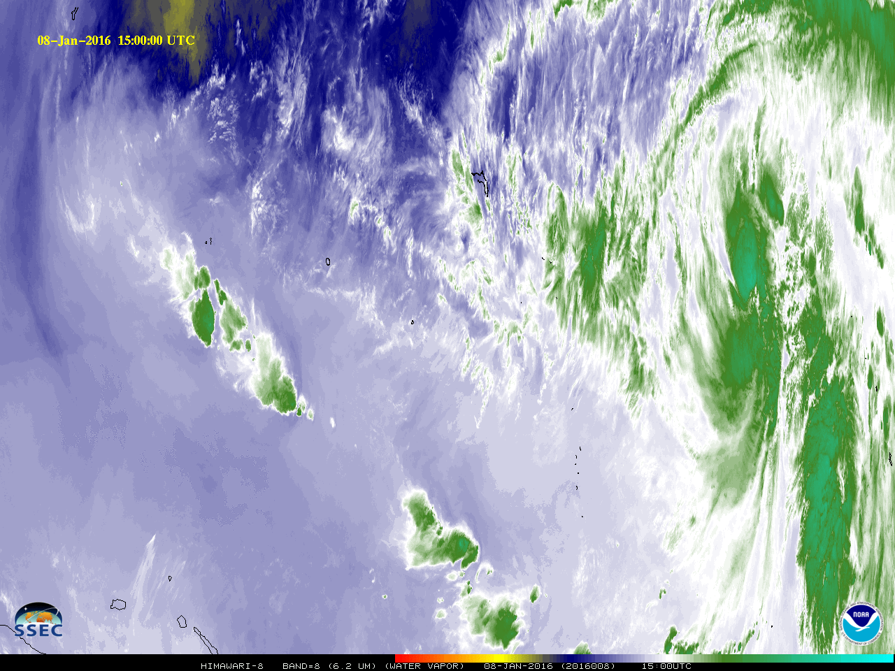 Himawari-8 Water Vapor (6.2 µm) infrared Imagery [click to animate], imagery Courtesy JMA