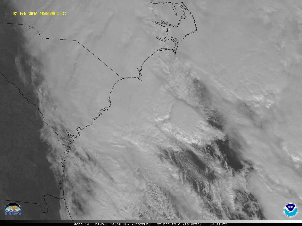 GOES-14 Visible (0.63 µm) images, 15-minute time-step [click to play animated gif]