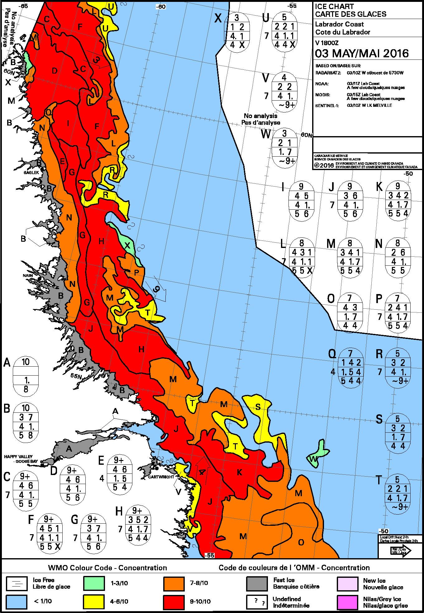 Ice concentration off the Labrador coast [click to enlarge]