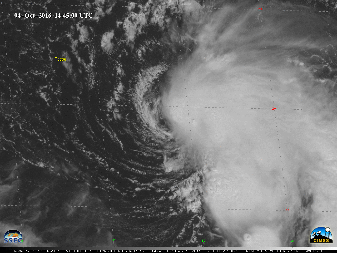 GOES-13 Visible (0.63 um) images [click to play animation]