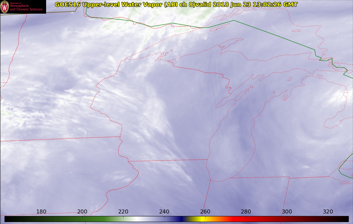 GOES-16 Upper-level Water Vapor (6.2 µm) images [click to play MP4 animation]