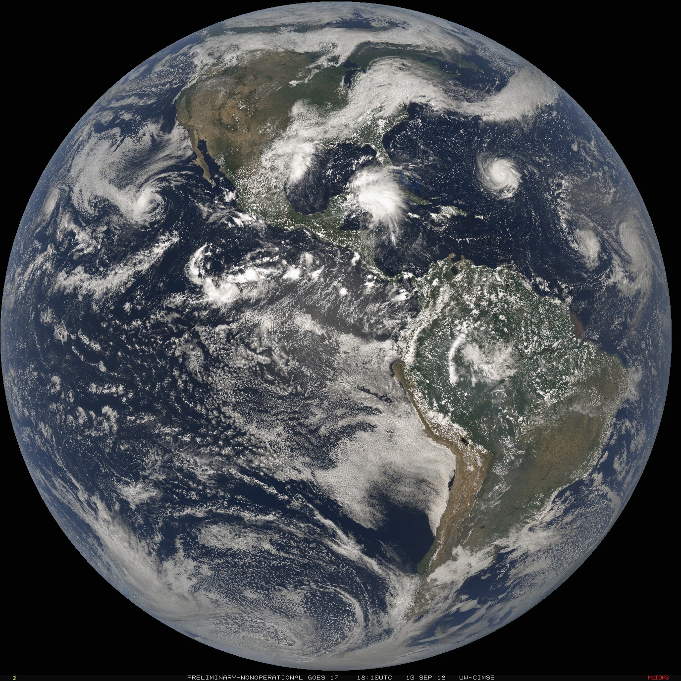 GOES-17 Full Disk true color images [click to play animation]