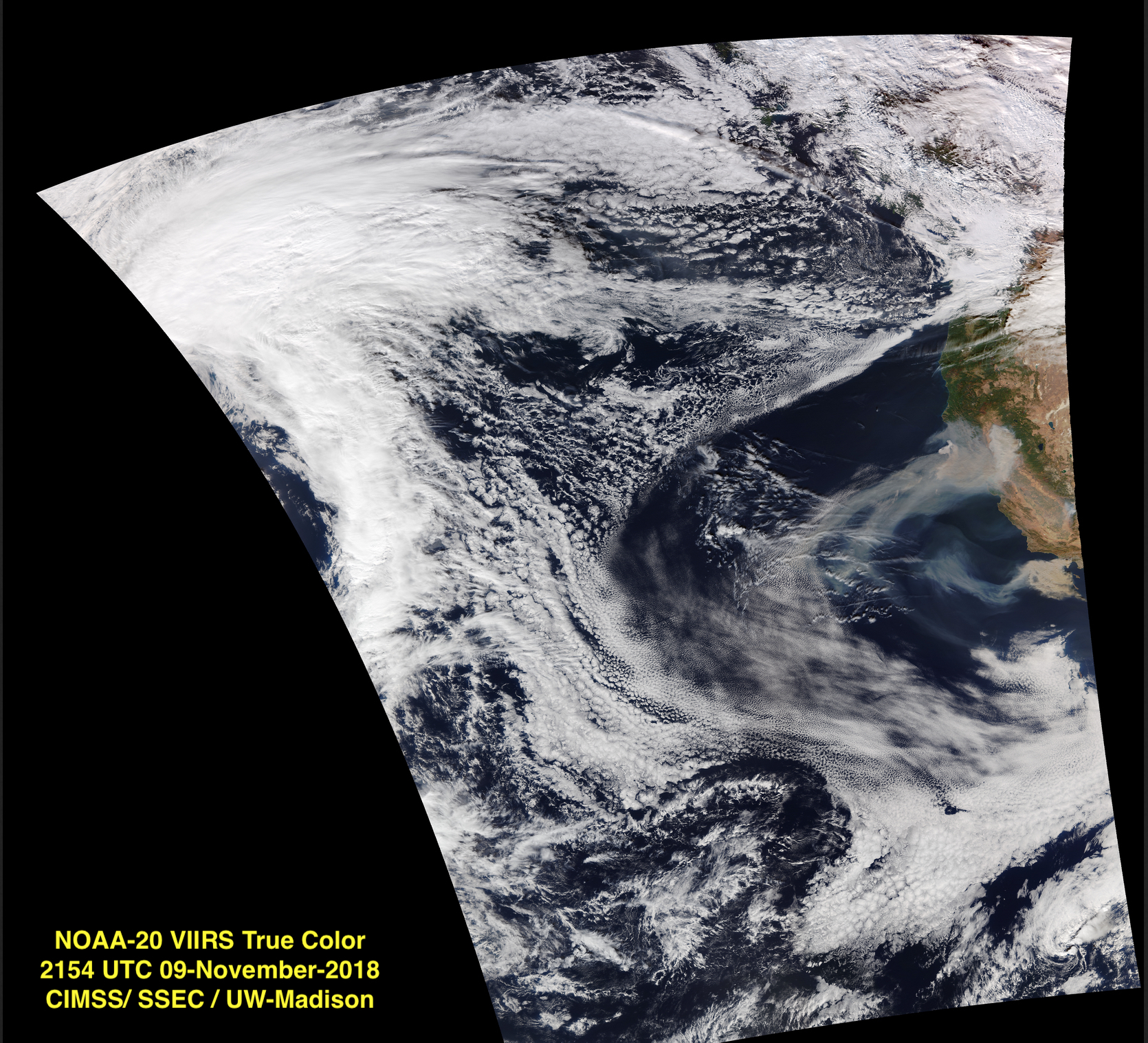 NOAA-20 VIIRS True Color RGB image at 2154 UTC [click to enlarge]