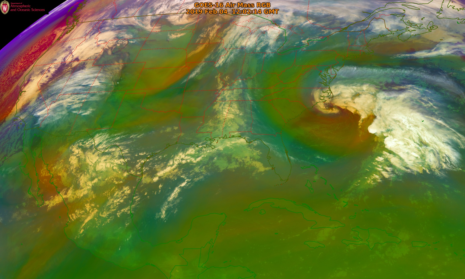 GOES-16 Air Mass RGB images [click to play MP4 animation]