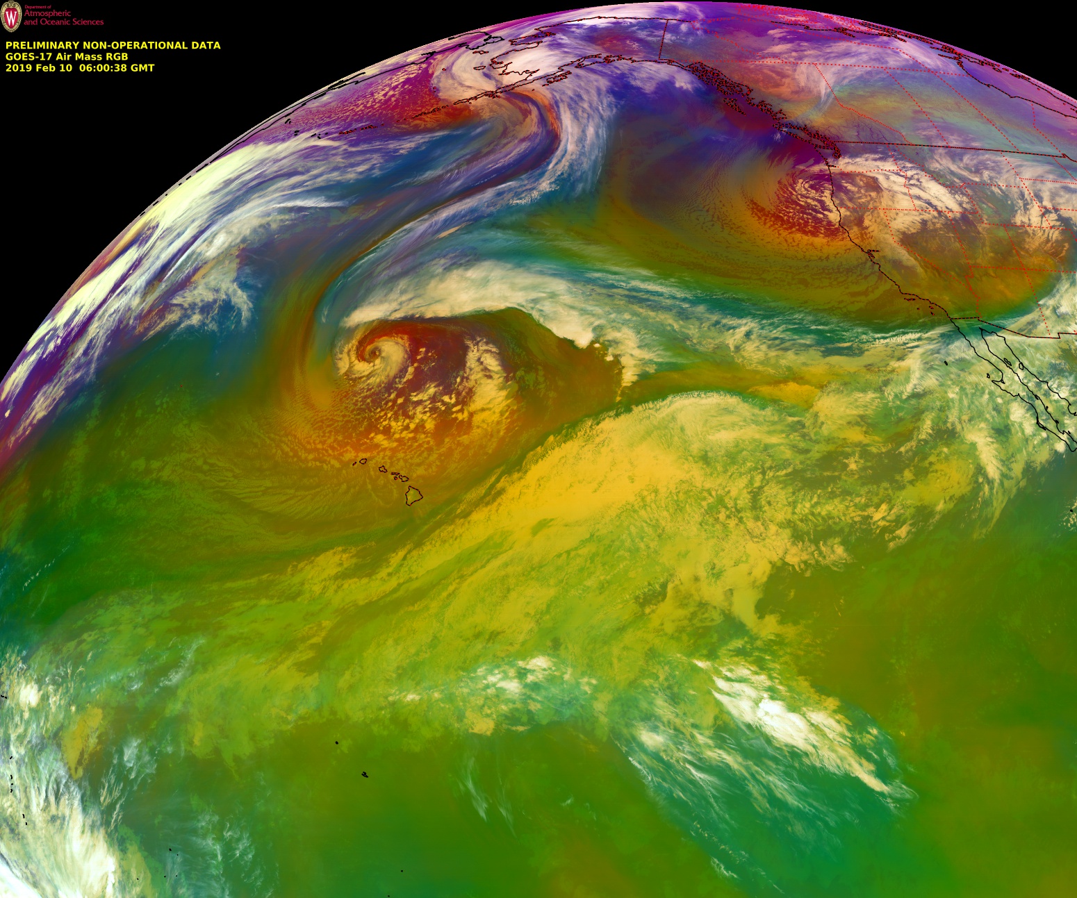 GOES-17 Air Mass RGB images [click to play MP4 animation]