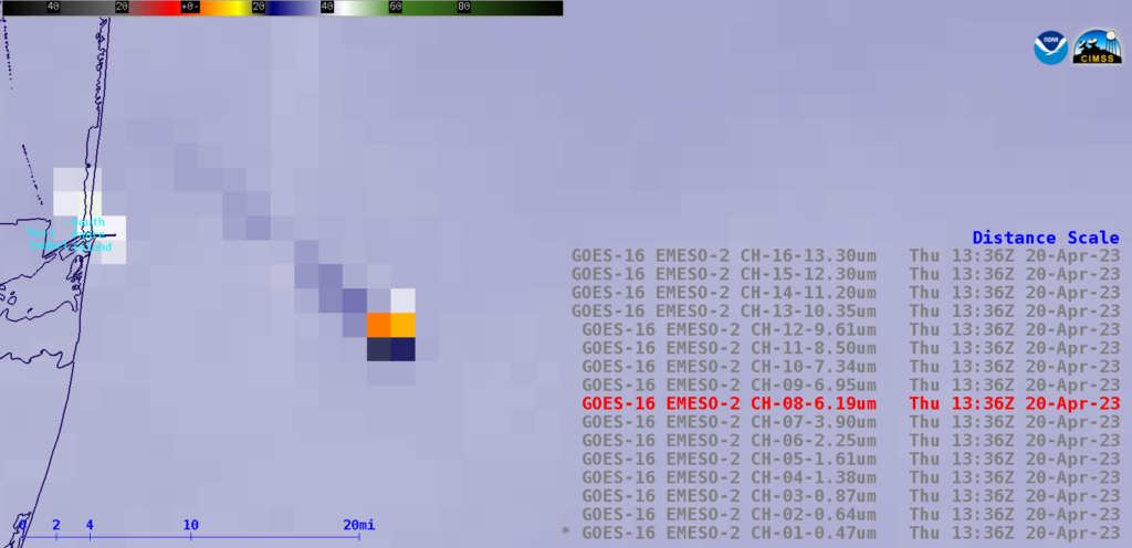 Satellite Signatures Of The SpaceX Starship Test Launch — CIMSS ...