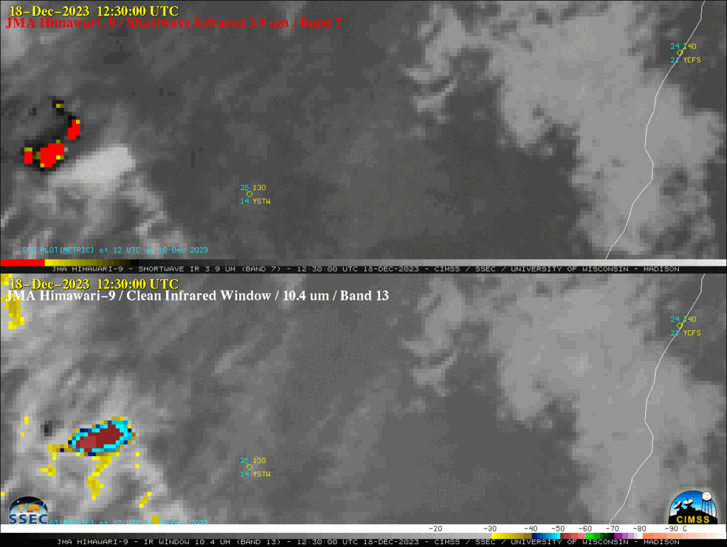 Pyrocumulonimbus cloud in Australia — CIMSS Satellite Blog, CIMSS