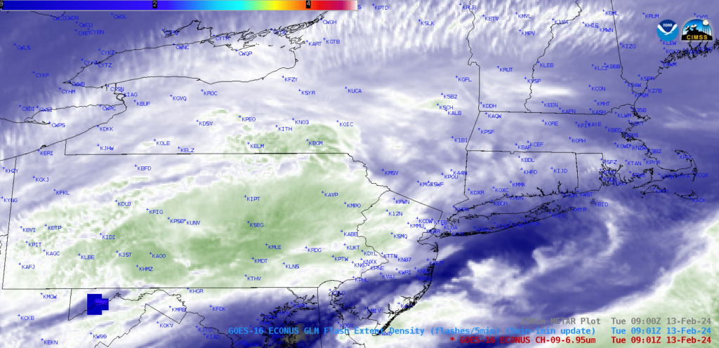 Winter Storm Produces Heavy Snowfall (with Some Lightning) Across Parts ...