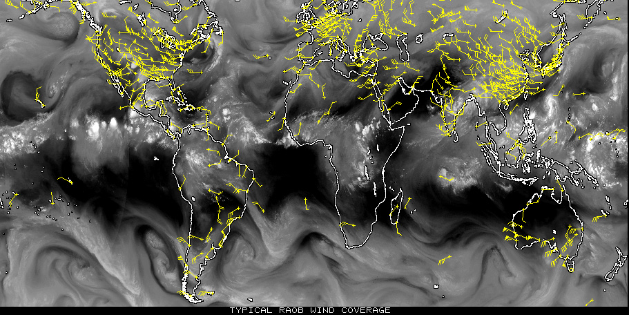 World Satellite Weather Map Module 5 - Satellite Winds