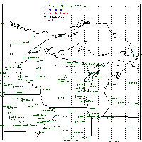Surface Station Locations (T,TD,P,W)