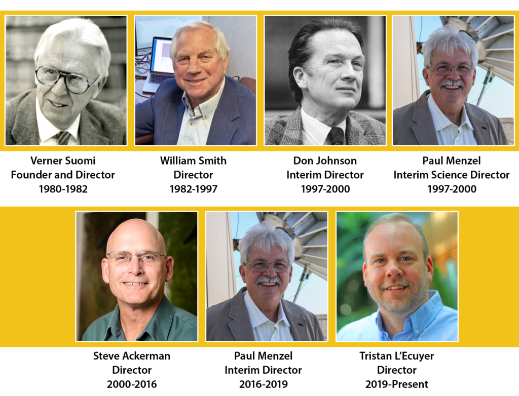 Photos of current and past CIMSS directors